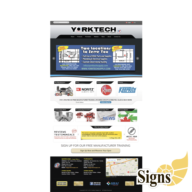 Website, Yorktech